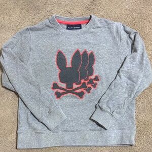 Psycho Bunny Heather Gray sweatshirt